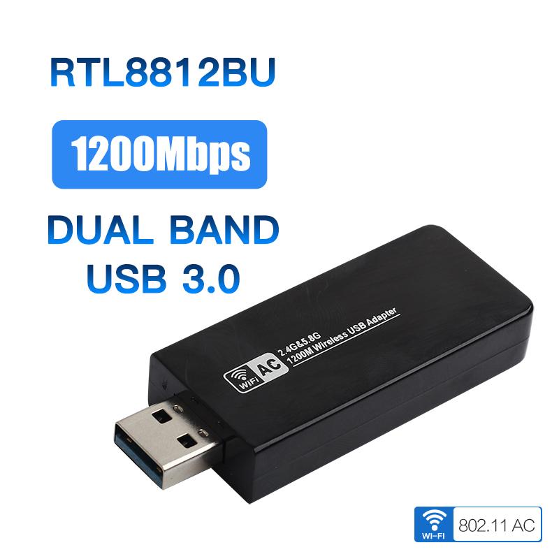 USB 3.0 RTL8812BU AC 1200M Dual - Band Wireless Network Card - High - Speed, Stable Connection, for Desktop/Laptop
USB 3.0 RTL8812BU AC 1200M Dual - Band Wireless Network Card - High - Speed, Stable Connection, for Desktop/Laptop