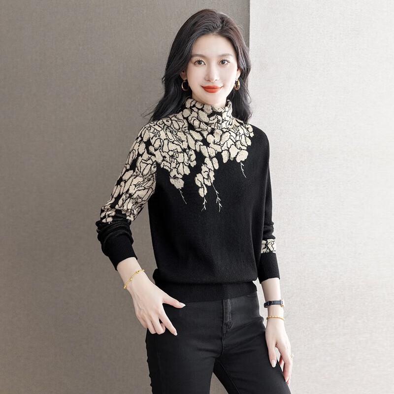 Женский свитер Baishe с цветочным колорблоком и воротником-стойкой XL
Женский свитер Baishe с цветочным колорблоком и воротником-стойкой XL