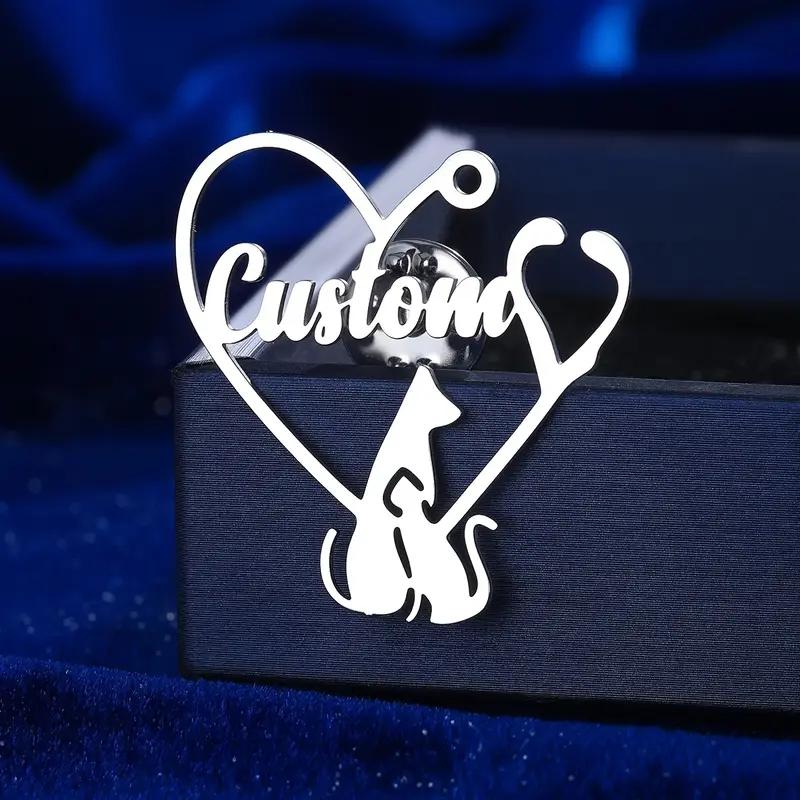 Custom DR.DN. Doctor Nurse Name Brooch Stainless Steel Personalized Women Men Elegant Jewelry Brooches Clothing Accessories Gift
Custom DR.DN. Doctor Nurse Name Brooch Stainless Steel Personalized Women Men Elegant Jewelry Brooches Clothing Accessories Gift