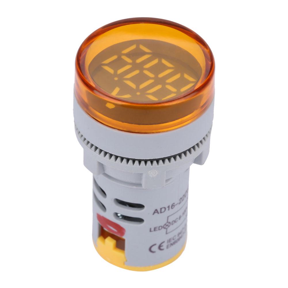 LED Voltmeter Signal Light Digital Display DC Voltage Meter Indicator Round Lamp Tester(Yellow)
LED Voltmeter Signal Light Digital Display DC Voltage Meter Indicator Round Lamp Tester(Yellow)