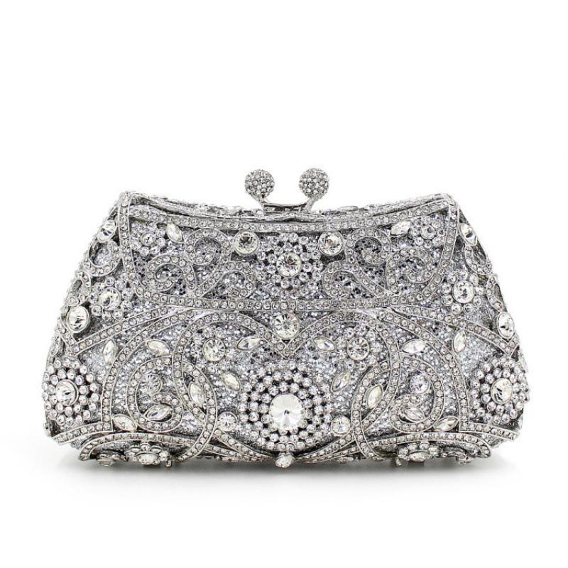 Women s Gold/Silver Diamond Clutch Evening Bag WHTUOHENG Crystal Bridal Wedding Handbag Formal Party Rhinestone Floral Purse 18.5cmX10.5cmX5cm серебряный
Women s Gold/Silver Diamond Clutch Evening Bag WHTUOHENG Crystal Bridal Wedding Handbag Formal Party Rhinestone Floral Purse 18.5cmX10.5cmX5cm серебряный