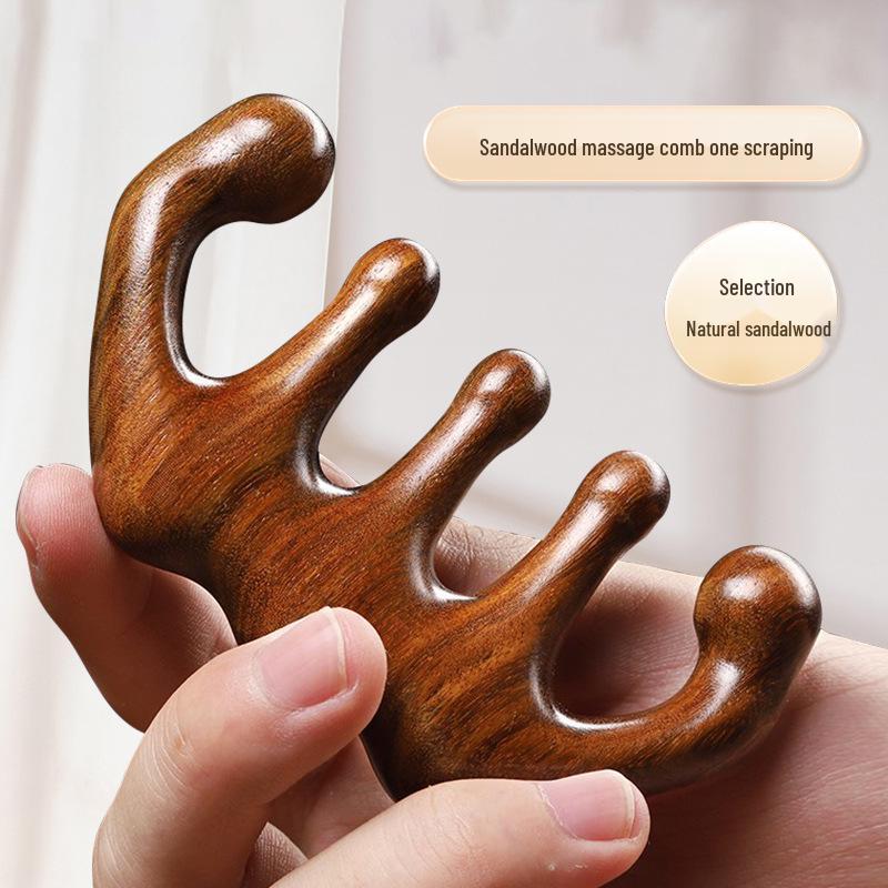 Sandalwood Wide-Tooth Massage & Meridian Comb: Five-Finger Acupoint Design, Perfect Gift for Women & Parents
Sandalwood Wide-Tooth Massage & Meridian Comb: Five-Finger Acupoint Design, Perfect Gift for Women & Parents