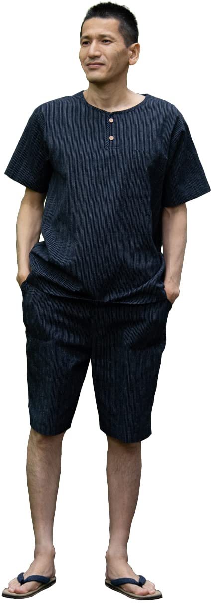 Watanosato Made in Japan Домашняя одежда Kurume Chijimiori Jinbei Samue в тонкую полоску (Экстра белый, L)
Watanosato Made in Japan Домашняя одежда Kurume Chijimiori Jinbei Samue в тонкую полоску (Экстра белый, L)