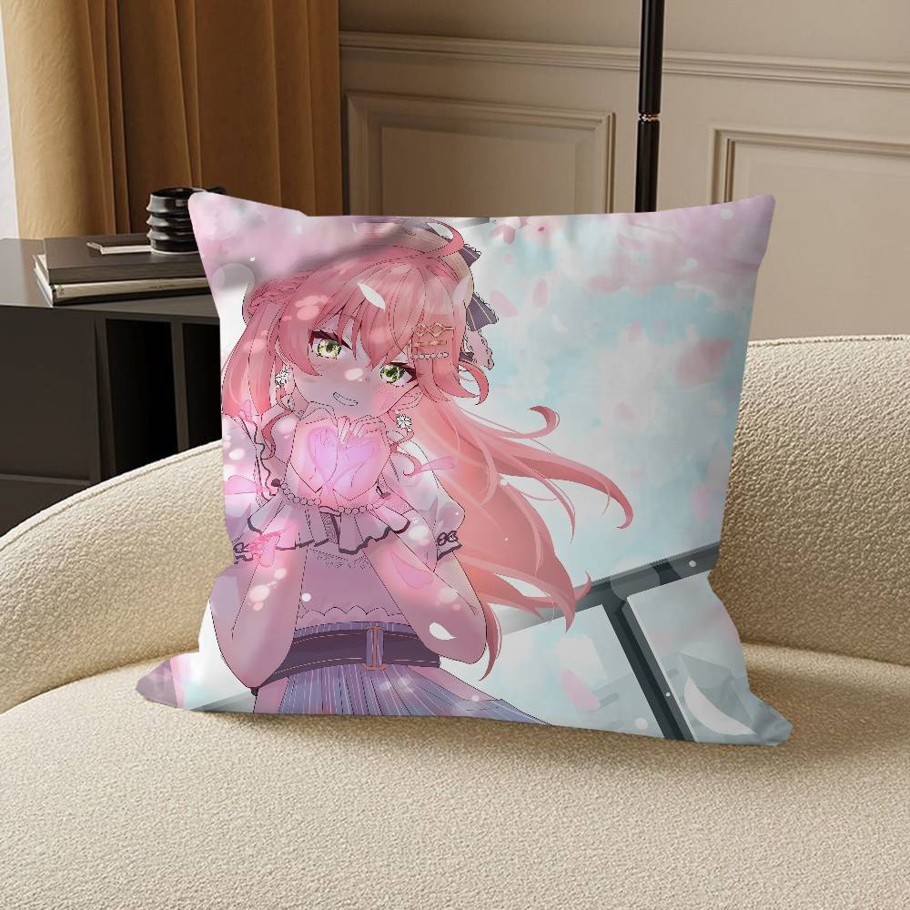 Sakura Miko Pillowcase toon Gift Cushion Cover Bedroom Home Sofa Chair Seat Decor pillow case 12x12Inch
Sakura Miko Pillowcase toon Gift Cushion Cover Bedroom Home Sofa Chair Seat Decor pillow case 12x12Inch