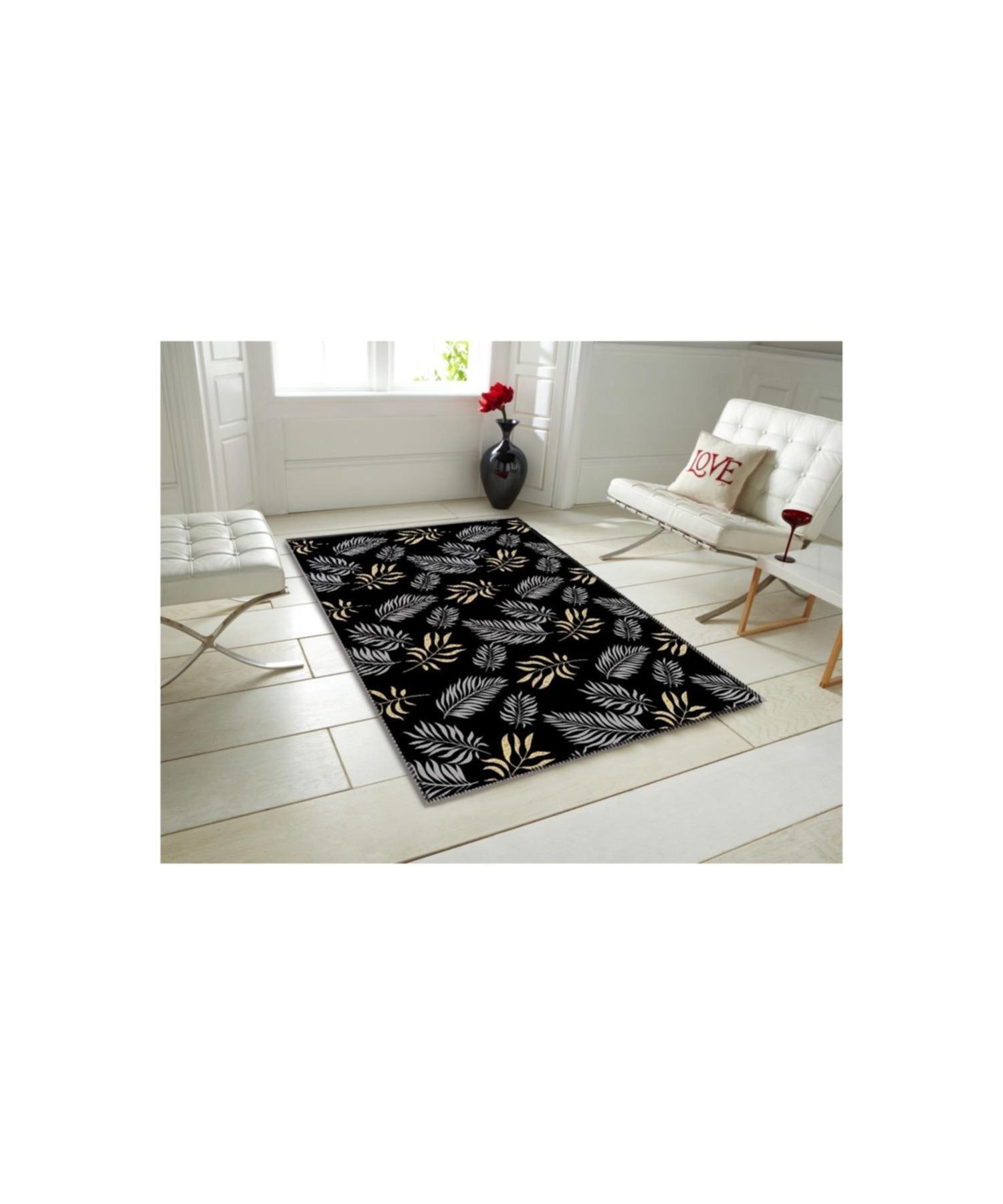 Carnival Argaç Seri Solen Gold Leaf Черный современный декоративный ковер
Carnival Argaç Seri Solen Gold Leaf Черный современный декоративный ковер