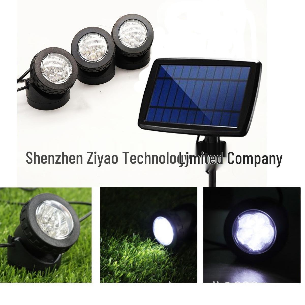 Пятиваттный подводный солнечный светильник: Большой низковольтный, энергосберегающий пятиголовочный проектор для ландшафтного освещения и освещения аквариумов 3W Solar Panel - 3 Heads белый
Пятиваттный подводный солнечный светильник: Большой низковольтный, энергосберегающий пятиголовочный проектор для ландшафтного освещения и освещения аквариумов 3W Solar Panel - 3 Heads белый