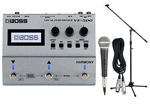 BOSS (Boss) VOCAL PERFORMER VE-500 microphone + stand set
BOSS (Boss) VOCAL PERFORMER VE-500 microphone + stand set
