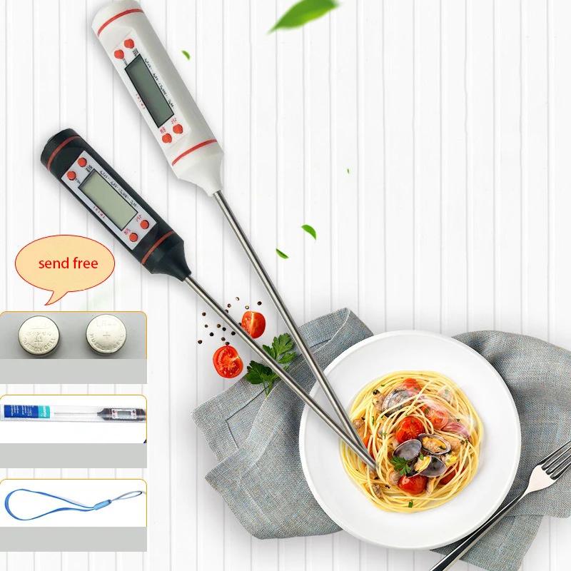 Kitchen Food Thermometer Electronic Probe Digital Waterproof Thermometer Measurement BBQ Cooking Thermometer Baking Tools чёрный
Kitchen Food Thermometer Electronic Probe Digital Waterproof Thermometer Measurement BBQ Cooking Thermometer Baking Tools чёрный