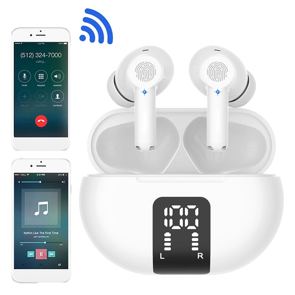 144 Languages Translator Earbuds Bluetooth-Compatible Real Time Translation Earphone Noise Cancelling for Travel & Business белый
144 Languages Translator Earbuds Bluetooth-Compatible Real Time Translation Earphone Noise Cancelling for Travel & Business белый