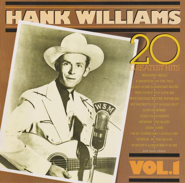 LP Record HANK WILLIAMS - 20 Greatest Hits Vol.1 35001 Grand Canyon Germany Folk Used
LP Record HANK WILLIAMS - 20 Greatest Hits Vol.1 35001 Grand Canyon Germany Folk Used