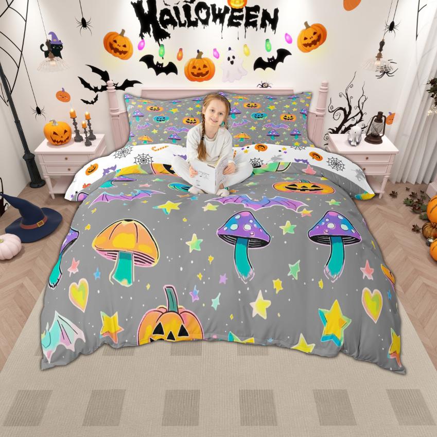 Одеяло Homewish Мультяшный Гриб 2 шт./3 шт. Блестящие Звезды Постельное белье Тыква на Хэллоуин Комплект Comforter (quilt)-EU Single(135*200cm)3pcs
Одеяло Homewish Мультяшный Гриб 2 шт./3 шт. Блестящие Звезды Постельное белье Тыква на Хэллоуин Комплект Comforter (quilt)-EU Single(135*200cm)3pcs