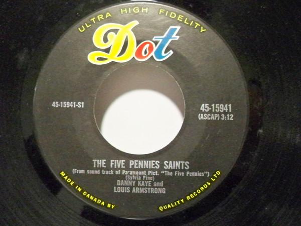7inch Record LOUIS ARMSTRONG - The Five Pennies Saints / Just The 4515941 Dot Records Canada Jazz Used
7inch Record LOUIS ARMSTRONG - The Five Pennies Saints / Just The 4515941 Dot Records Canada Jazz Used