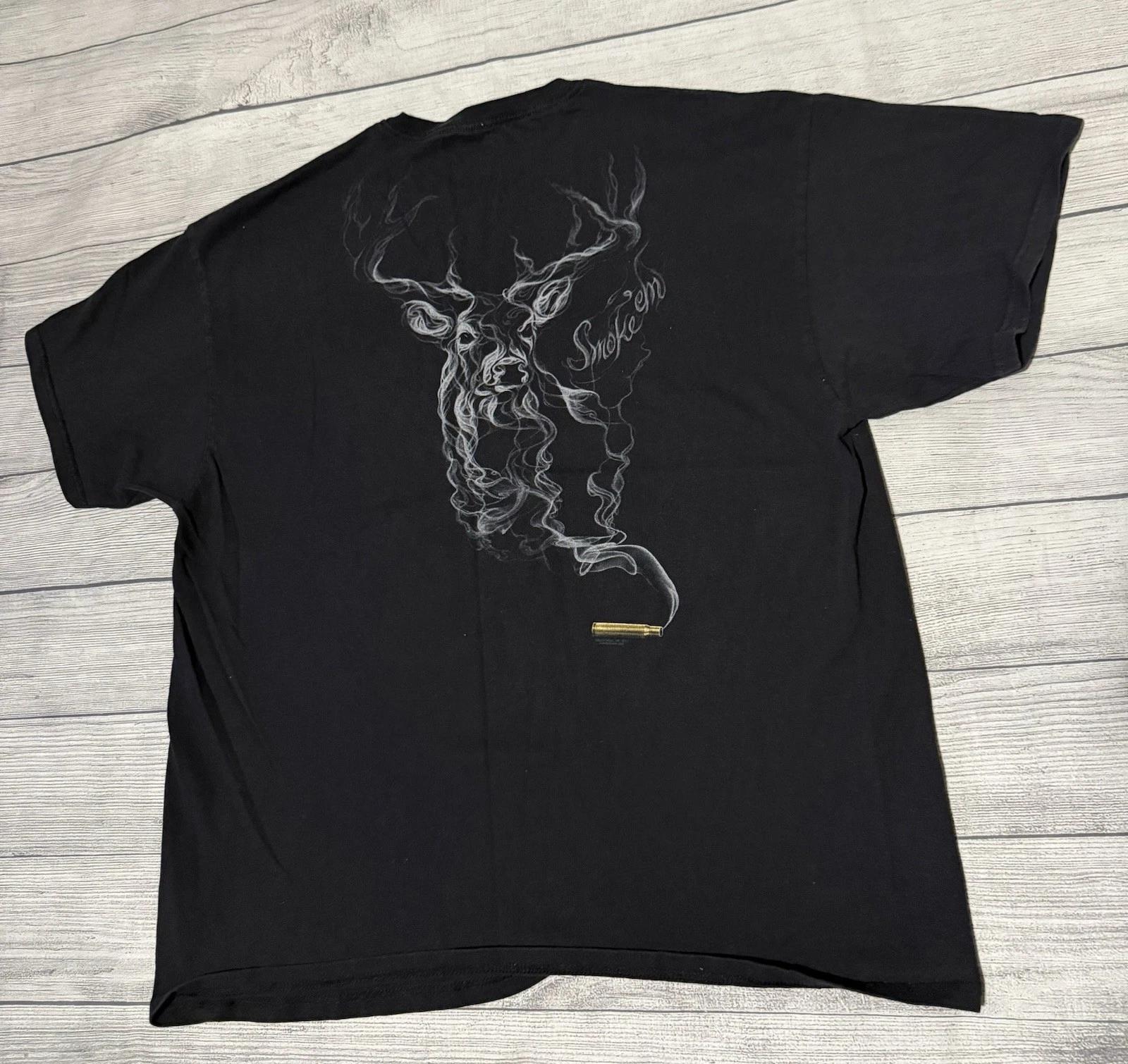 Buck Wear Shirt Mens 2XL Black Smoke Em Deer Hunting Graphic Tee Short Sleeve 4XL
Buck Wear Shirt Mens 2XL Black Smoke Em Deer Hunting Graphic Tee Short Sleeve 4XL