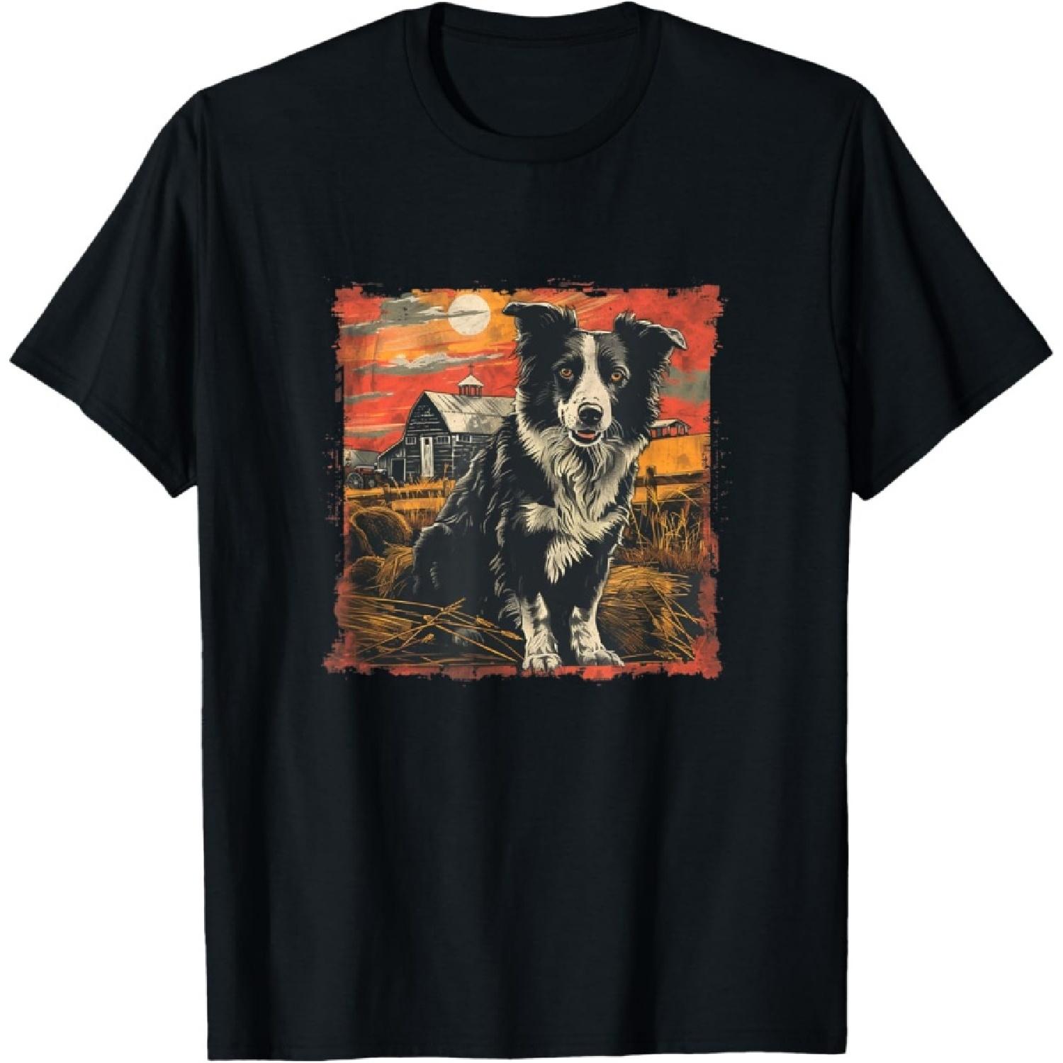 Retro Border Collie Farm Dog Men Women Girls Kids T-Shirt XXXXXL чорний
Retro Border Collie Farm Dog Men Women Girls Kids T-Shirt XXXXXL чорний