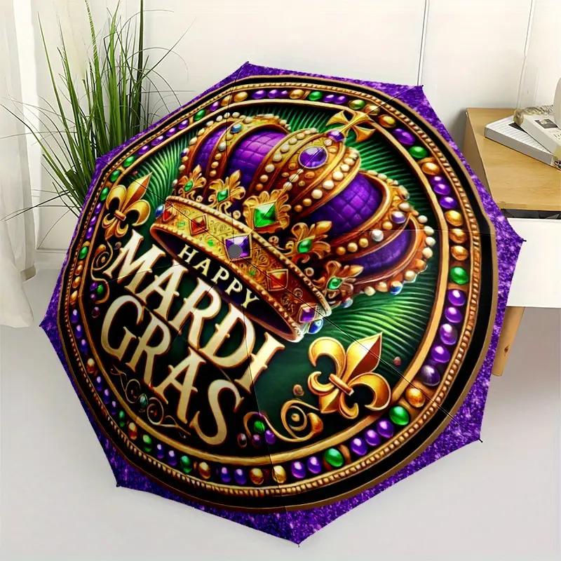 1 Mariglas Carnival Umbrella - Purple, Golden, Green Mariglas Colors - Auto Open/Close, Heavy-Duty Iron Frame - Compact Folding Design for T 11.02X1.97inch
1 Mariglas Carnival Umbrella - Purple, Golden, Green Mariglas Colors - Auto Open/Close, Heavy-Duty Iron Frame - Compact Folding Design for T 11.02X1.97inch