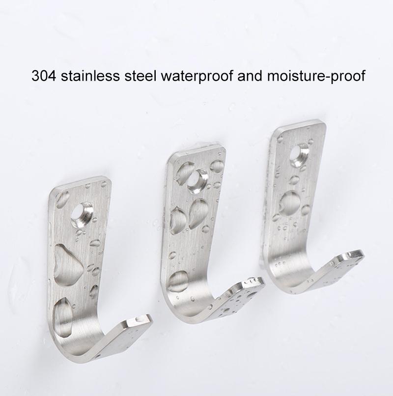 2Pcs Single Hole Wall Mounted Stainless Steel J-Type Clothes Hook Small Hooks for Hanging Cup,Coat,Hat,Bag,Towels with Screw
2Pcs Single Hole Wall Mounted Stainless Steel J-Type Clothes Hook Small Hooks for Hanging Cup,Coat,Hat,Bag,Towels with Screw