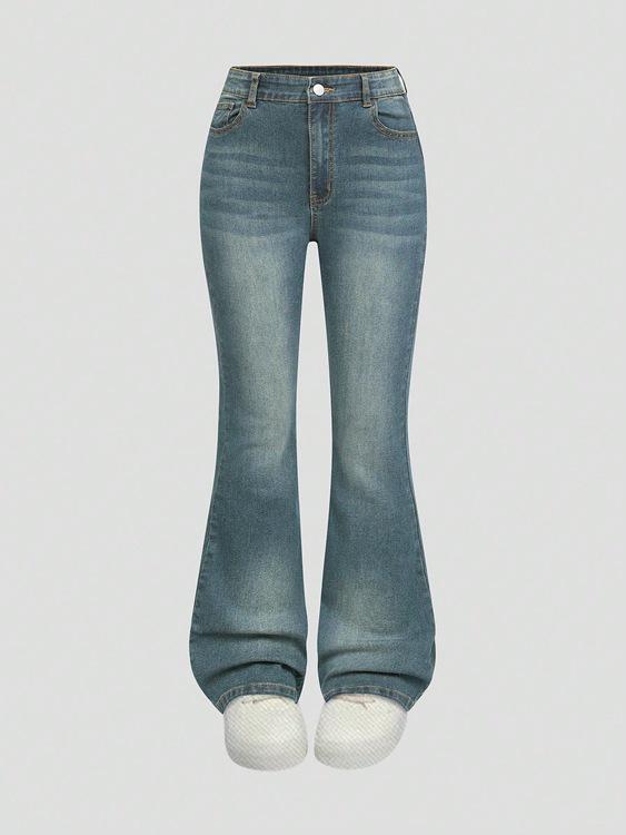 European and American Teenage Girls Slim-Fit High-Waisted Stretchy Flare Denim Jeans 140 cm
European and American Teenage Girls Slim-Fit High-Waisted Stretchy Flare Denim Jeans 140 cm