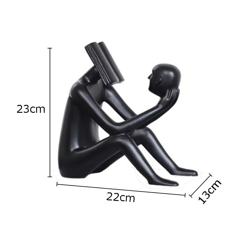 Book Reader Figure Sculpture Room Aesthetic Decor Creative Character Resins Crafts Abstract Figures Statue Desk Decoration чёрный
Book Reader Figure Sculpture Room Aesthetic Decor Creative Character Resins Crafts Abstract Figures Statue Desk Decoration чёрный