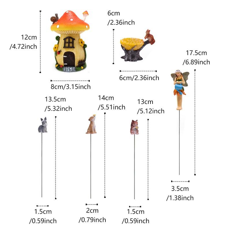 Garden Fairy Mushroom House Decoration Set, Home Gardening Landscape Bonsai Decoration Resin Handicrafts Mushroom House
Garden Fairy Mushroom House Decoration Set, Home Gardening Landscape Bonsai Decoration Resin Handicrafts Mushroom House