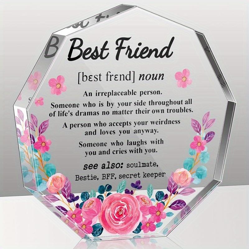 Best Friend Definition Plaque - Meaningful Desktop Gift for Female Friends
Best Friend Definition Plaque - Meaningful Desktop Gift for Female Friends