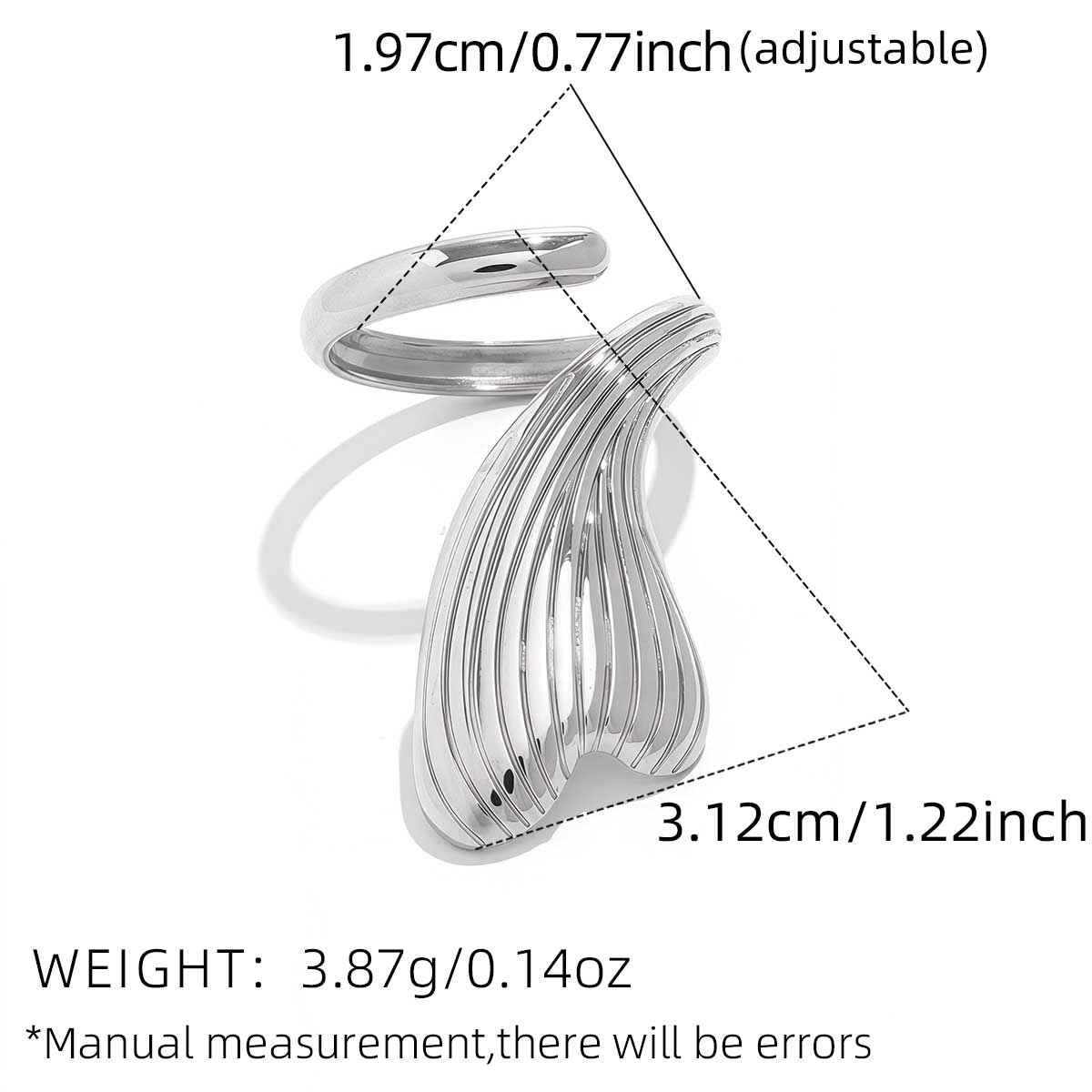 Vintage Love Open Rings for Women Stainless Steel Zircon 18K Gold Plated Metal Trendy Minimalist Party Gift Waterproof Zircon resizable
Vintage Love Open Rings for Women Stainless Steel Zircon 18K Gold Plated Metal Trendy Minimalist Party Gift Waterproof Zircon resizable