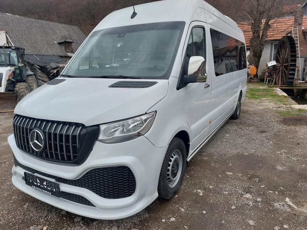 Передний бампер с решеткой ABS (под покраску) для Mercedes Sprinter W907/W910 2018- гг
Передний бампер с решеткой ABS (под покраску) для Mercedes Sprinter W907/W910 2018- гг