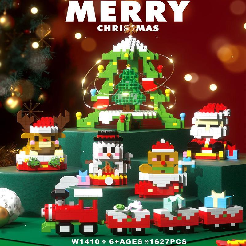 Строительные блоки Санта-Клауса, эльфа и лося, серия Micro Diamond, Рождественский подарок, креативные развивающие игрушки для детей
Строительные блоки Санта-Клауса, эльфа и лося, серия Micro Diamond, Рождественский подарок, креативные развивающие игрушки для детей