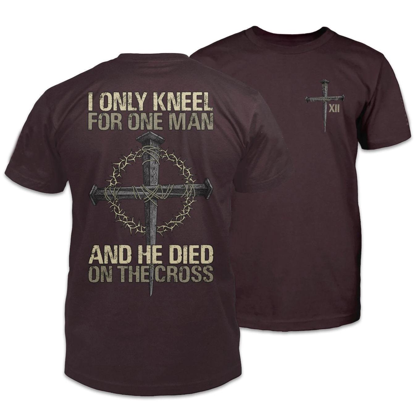 Well We Only Kneel for One Man, and He Died on The Cross. Not Afraid Evil. unique Christian Faith T-Shirt Premium Cotton Tshi... 5XL
Well We Only Kneel for One Man, and He Died on The Cross. Not Afraid Evil. unique Christian Faith T-Shirt Premium Cotton Tshi... 5XL