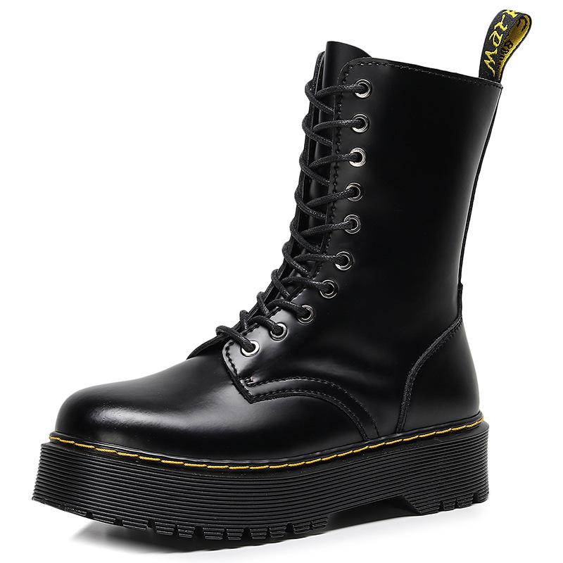 Thick-soled high-top zipper hole Martin boots women s muffin heightening shoes locomotive boots 35 чёрный
Thick-soled high-top zipper hole Martin boots women s muffin heightening shoes locomotive boots 35 чёрный