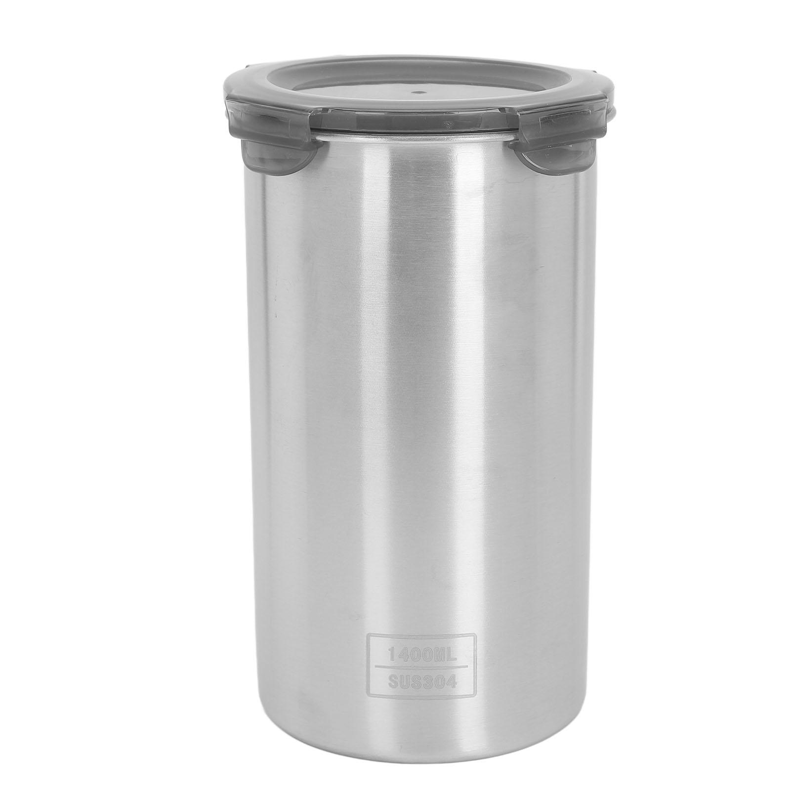 Storage Canister 1400ml Food Storage Container Stainless Steel Airtight Transparent Window Storage
Storage Canister 1400ml Food Storage Container Stainless Steel Airtight Transparent Window Storage