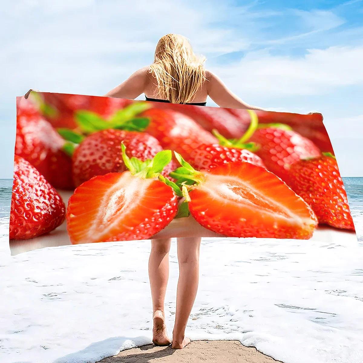 Strawberry Print Beach Towels, Microfiber Beach Towels for Travel, Quick Dry Towel Blanket, Lightweight Beach Towels for Adults W40*H60(CM)
Strawberry Print Beach Towels, Microfiber Beach Towels for Travel, Quick Dry Towel Blanket, Lightweight Beach Towels for Adults W40*H60(CM)
