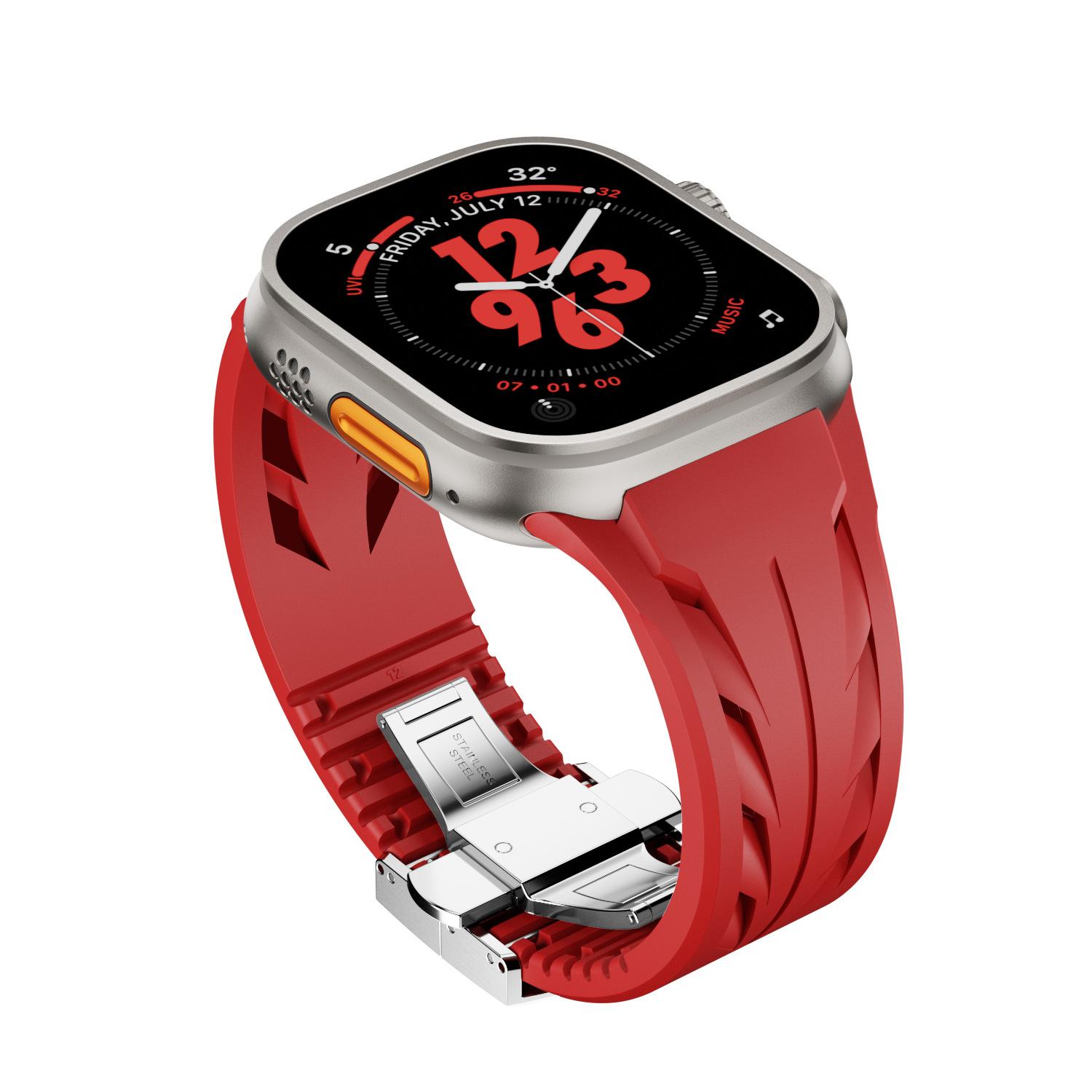 Cut To Size Band for Apple Watch Ultra 3 49mm 45mm 44mm 46mm Sports Rubber Strap for IWatch Series 11 10 9 8 7 6 SE3 Bracelet 44mm 45mm 46mm 49mm
Cut To Size Band for Apple Watch Ultra 3 49mm 45mm 44mm 46mm Sports Rubber Strap for IWatch Series 11 10 9 8 7 6 SE3 Bracelet 44mm 45mm 46mm 49mm