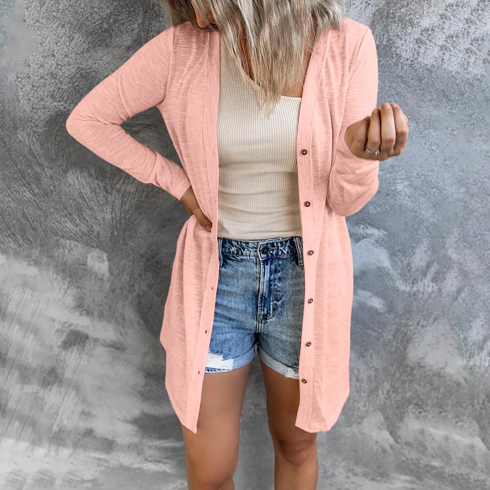 Women Long Sleeve Button Front Cardigan Mid Length Open Front Knit Sweater Lightweight Casual Outerwear XL
Women Long Sleeve Button Front Cardigan Mid Length Open Front Knit Sweater Lightweight Casual Outerwear XL
