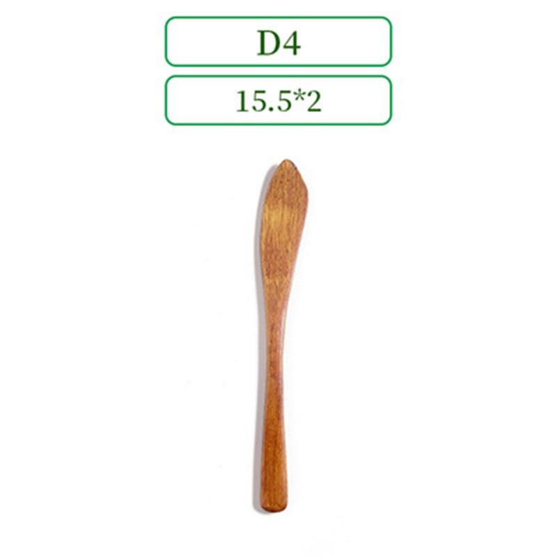 Маска, японские ножи для ужина с маслом, посуда, 5 шт., высокое качество, стильный нож с толстой ручкой, деревянный нож, нож для мармелада 15.5*2cm