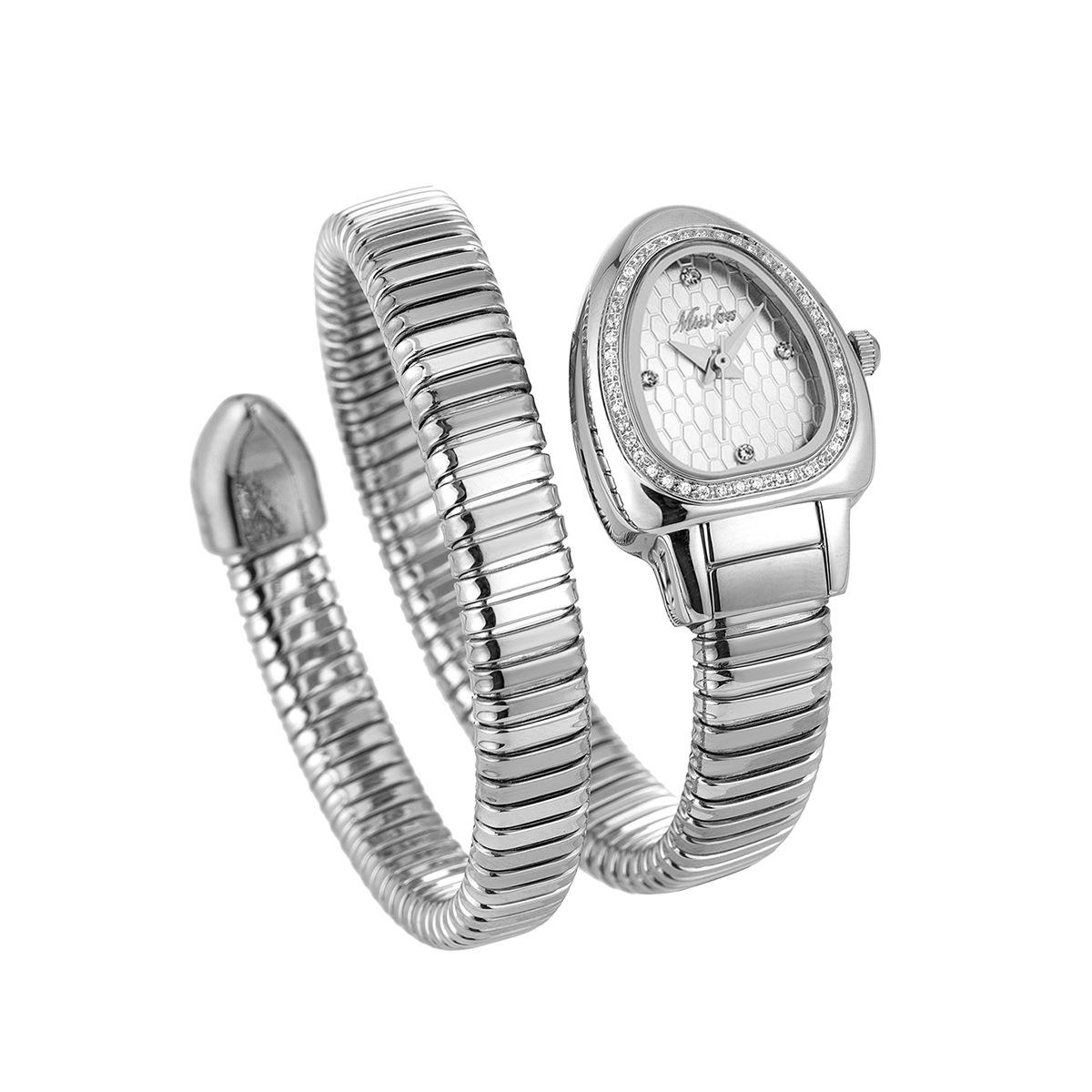 MISSFOX Shining Diamond Fashion Quartz Watch For Women Snake Design Watches Band Watches Gold Waterproof Wristwatches
MISSFOX Shining Diamond Fashion Quartz Watch For Women Snake Design Watches Band Watches Gold Waterproof Wristwatches