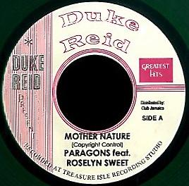 7inch Record PARAGONS Mother Nature NONE Duke Reid Great Jamaica Reggae Ska Dub Used
7inch Record PARAGONS Mother Nature NONE Duke Reid Great Jamaica Reggae Ska Dub Used