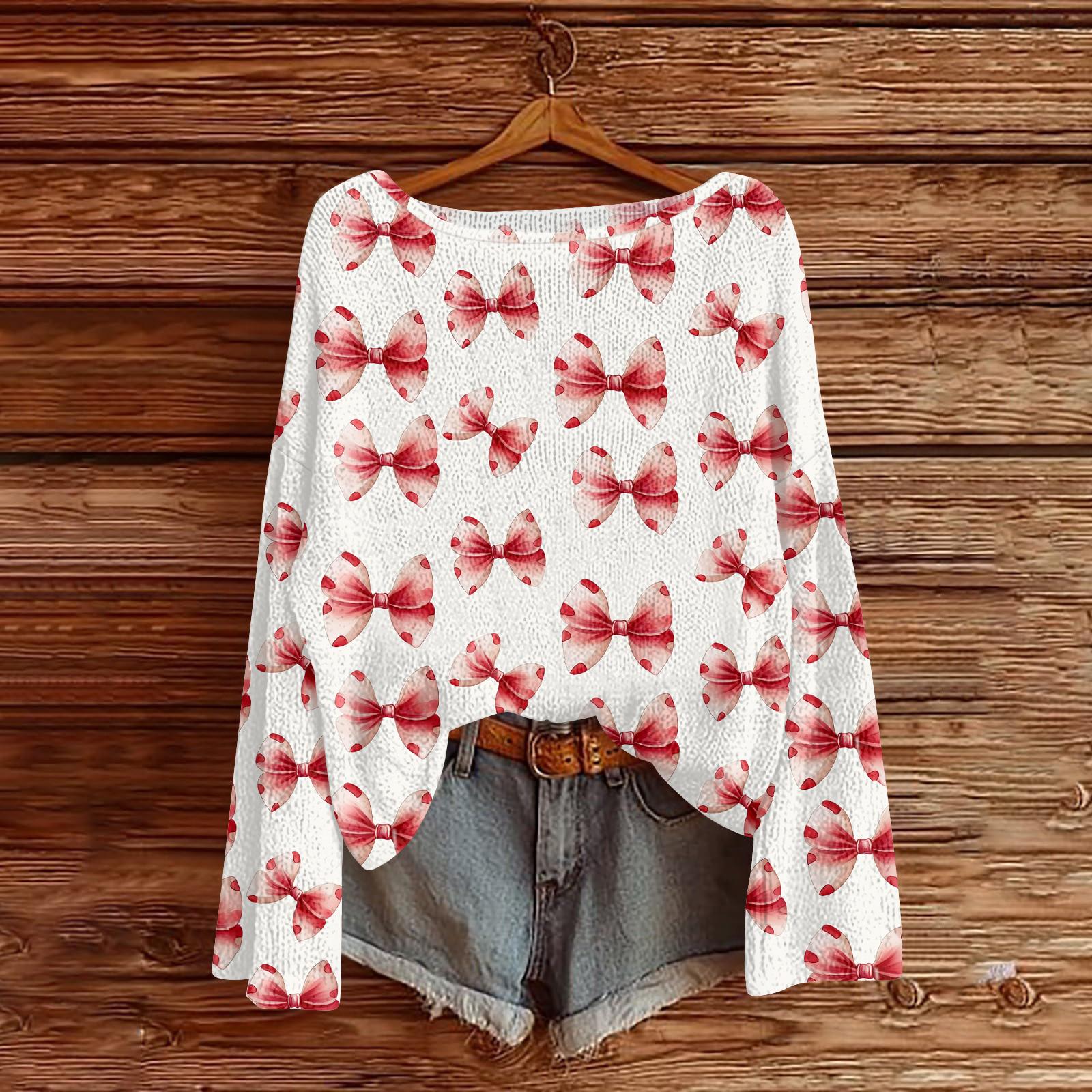 Женские осенние свитера с длинным рукавом, топы с принтом, пуловеры, свободная нарядная повседневная базовая одежда S
Женские осенние свитера с длинным рукавом, топы с принтом, пуловеры, свободная нарядная повседневная базовая одежда S