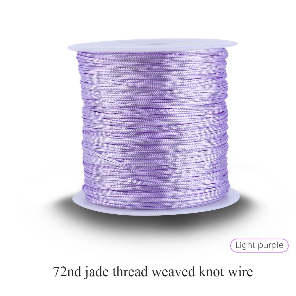 100M x 0.8mm Nylon Chinese Knot Cord Rattail Macrame Shamballa Thread String Light Purple
100M x 0.8mm Nylon Chinese Knot Cord Rattail Macrame Shamballa Thread String Light Purple