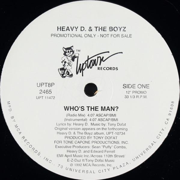 12inch Record HEAVY D. & THE BOYZ - Who s The Man UPT8P2465 Uptown Records 1992 US Rap & Hip-Hop/R&B Used
12inch Record HEAVY D. & THE BOYZ - Who s The Man UPT8P2465 Uptown Records 1992 US Rap & Hip-Hop/R&B Used