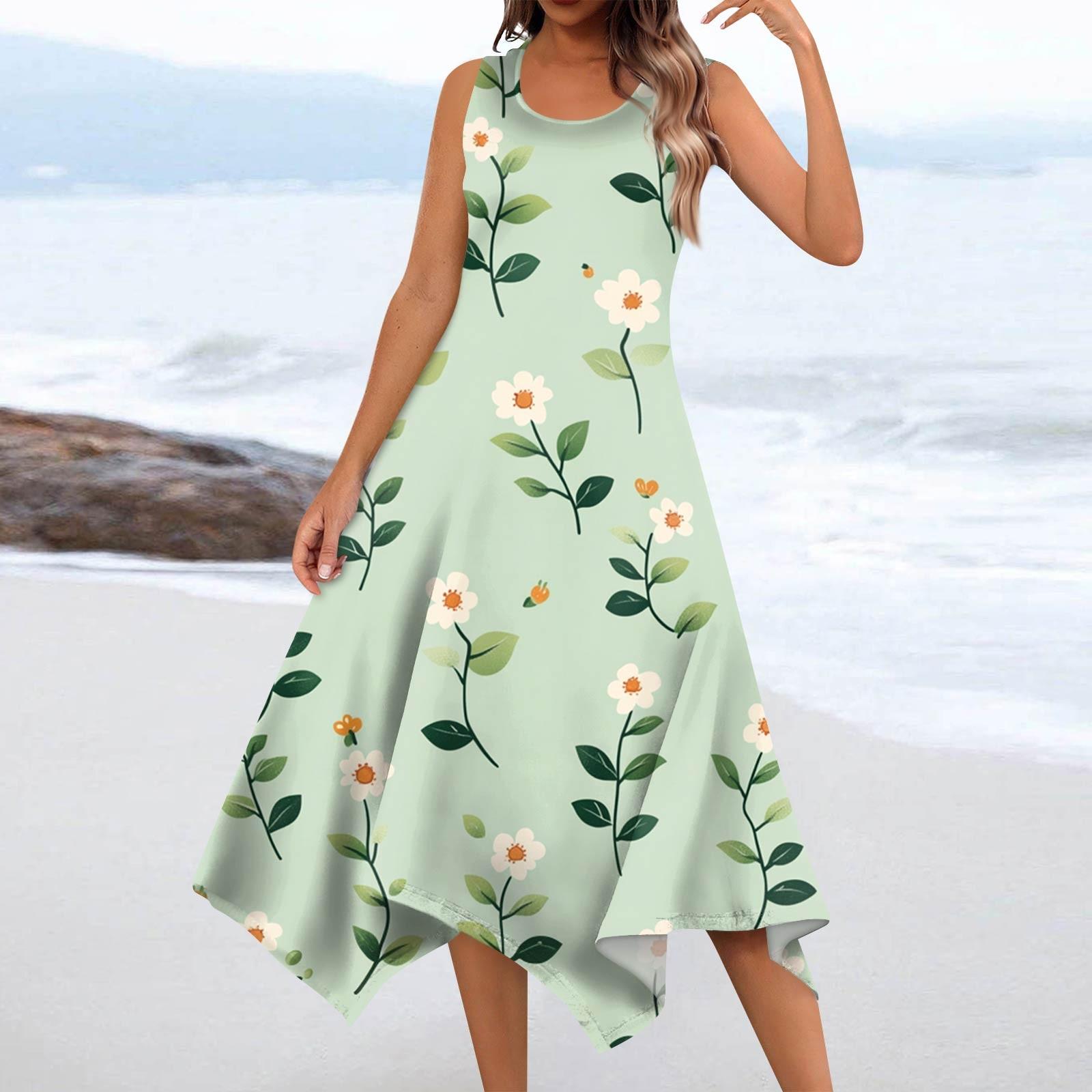 Women s Casual Fashion Round Neck Sleeveless Floral Print Irregular Hem Midi Dress XXL
Women s Casual Fashion Round Neck Sleeveless Floral Print Irregular Hem Midi Dress XXL