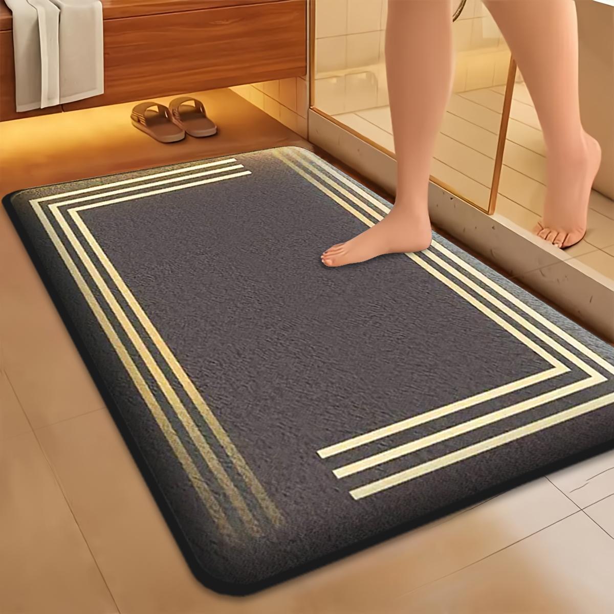 Light luxury thickened flannel bathroom absorbent dirt-resistant floor mat shower room soft bathtub mat toilet non-slip foot mat 400MMx600MM світло-сірий колір
Light luxury thickened flannel bathroom absorbent dirt-resistant floor mat shower room soft bathtub mat toilet non-slip foot mat 400MMx600MM світло-сірий колір