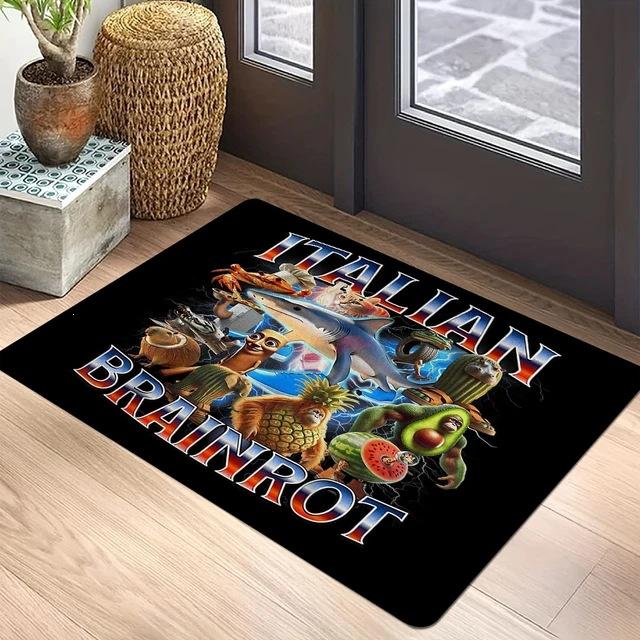 Funny Italian Meme Rectangle Carpet Bombini Gusini Crocodile Brainrot Home Decor Mat Non Slip Floor Rug Entryway Doormat 40x60cm
Funny Italian Meme Rectangle Carpet Bombini Gusini Crocodile Brainrot Home Decor Mat Non Slip Floor Rug Entryway Doormat 40x60cm