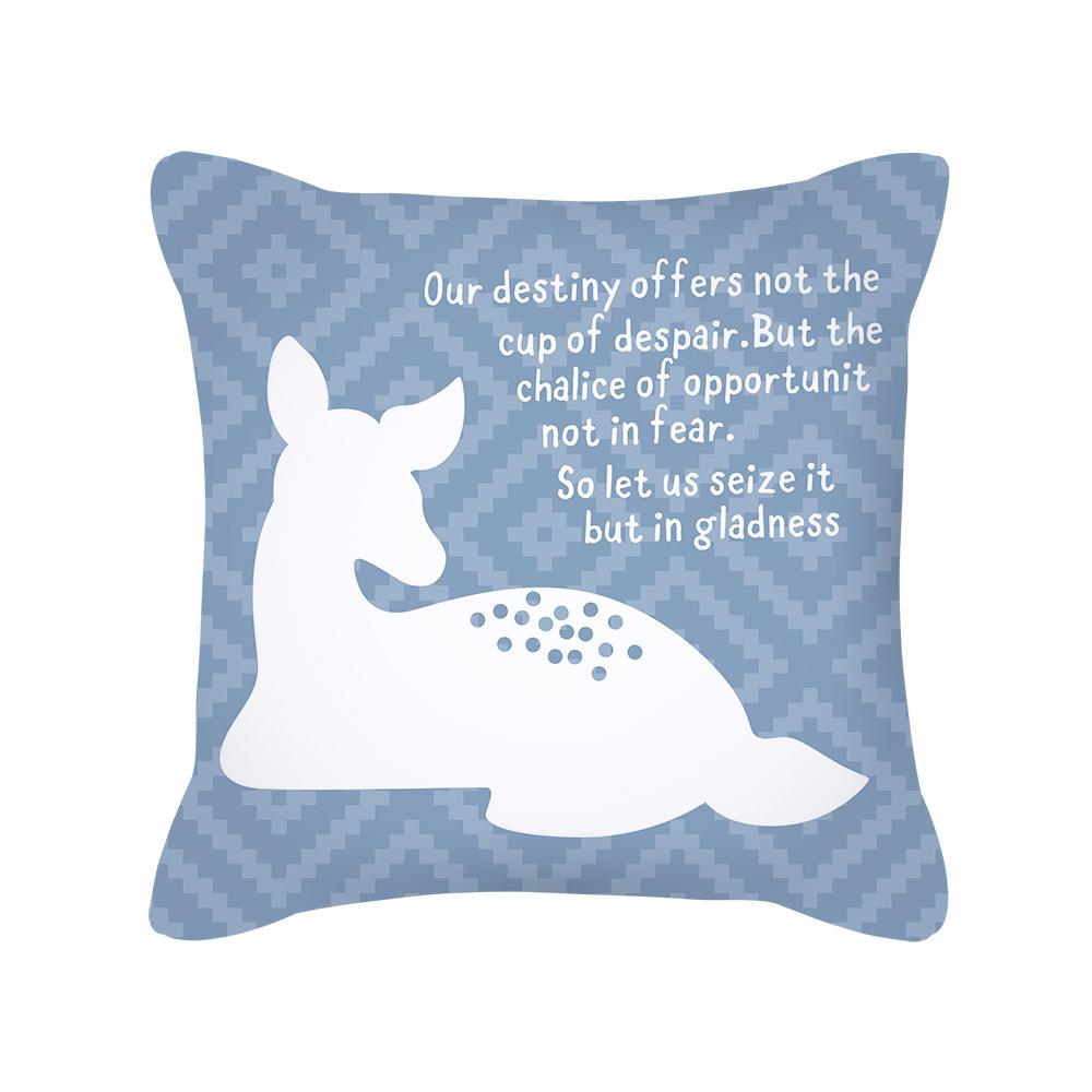 Christmas Elk Digital Print Super Soft Car Pillow Cushion Cover Ins Home Products Super Soft Material -45 * 45Cm (Excluding Pillo
Christmas Elk Digital Print Super Soft Car Pillow Cushion Cover Ins Home Products Super Soft Material -45 * 45Cm (Excluding Pillo