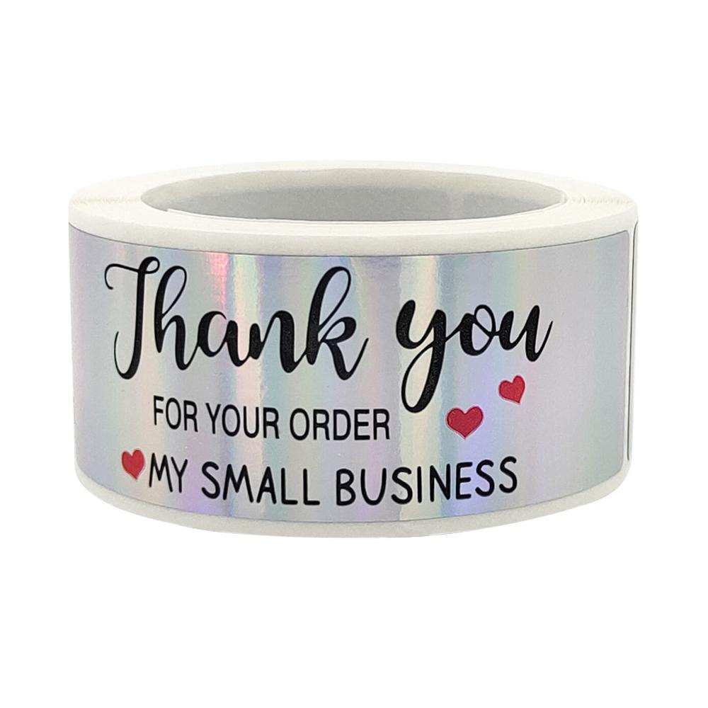 120pcs/roll Rectangle Laser Thank You Stickers for Small Business Decor Handmade Sticker Seal Labels Thank You for Your Order
120pcs/roll Rectangle Laser Thank You Stickers for Small Business Decor Handmade Sticker Seal Labels Thank You for Your Order
