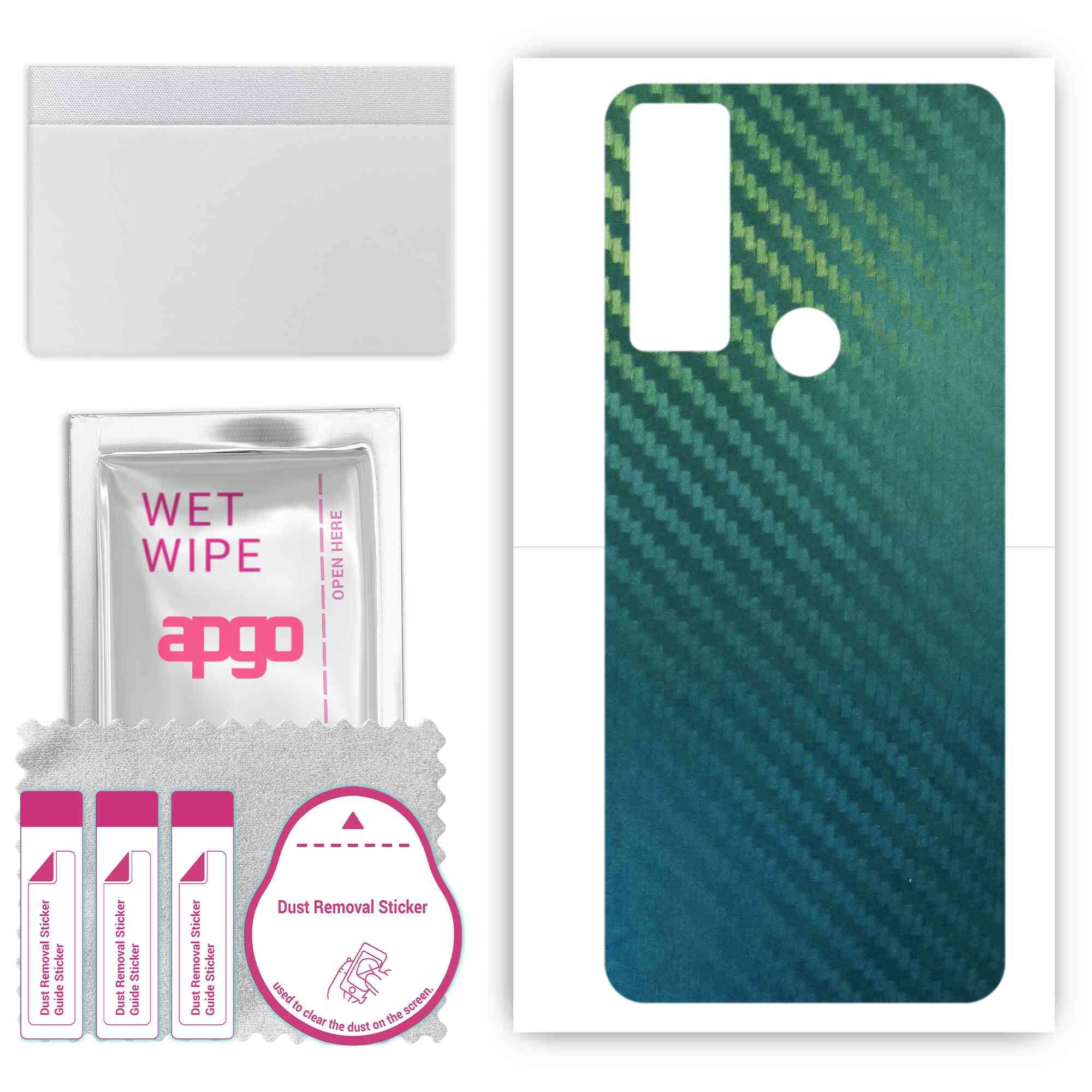 apgo Protective Skin Sticker for the back compatible with TCL 30 XL, Wrap Film, Foil, Vinyl - Pattern Carbon Chameleon CAKA1
apgo Protective Skin Sticker for the back compatible with TCL 30 XL, Wrap Film, Foil, Vinyl - Pattern Carbon Chameleon CAKA1