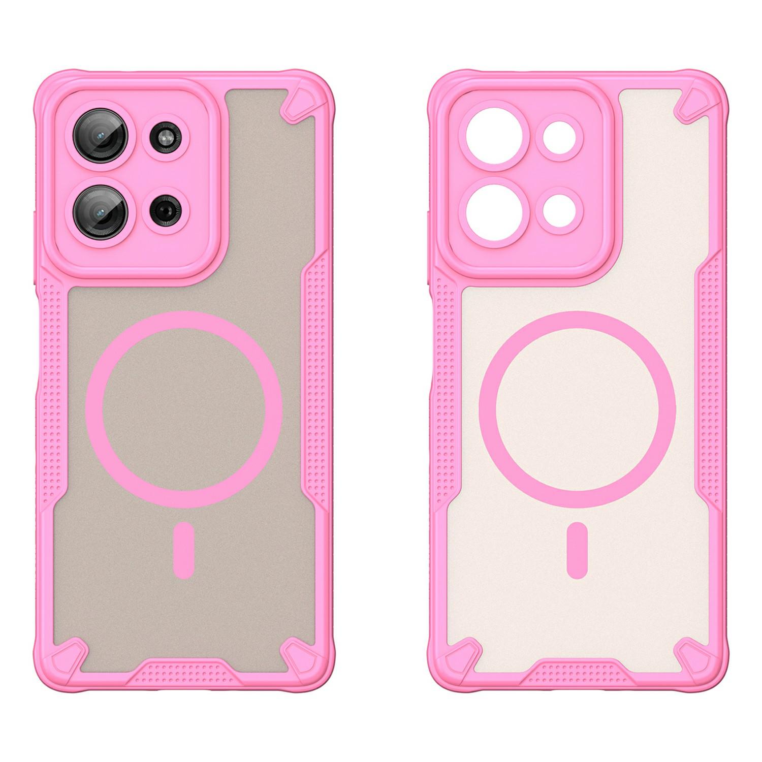For Motorola Moto G75 5G Magnetic Case Compatible with MagSafe TPU+PC Phone Back Cover Pink
For Motorola Moto G75 5G Magnetic Case Compatible with MagSafe TPU+PC Phone Back Cover Pink