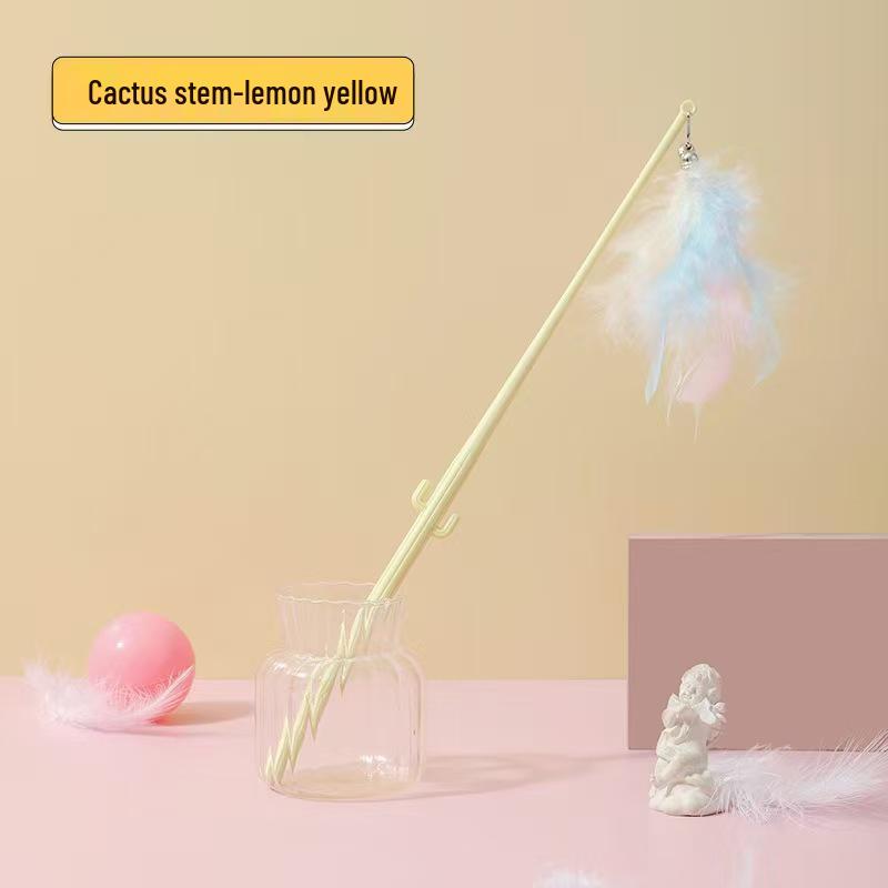 Vibrant Feather & Cactus Cat Teaser Toy with Corn Cob Handle – Durable & Engaging for Play Individually Packed
Vibrant Feather & Cactus Cat Teaser Toy with Corn Cob Handle – Durable & Engaging for Play Individually Packed