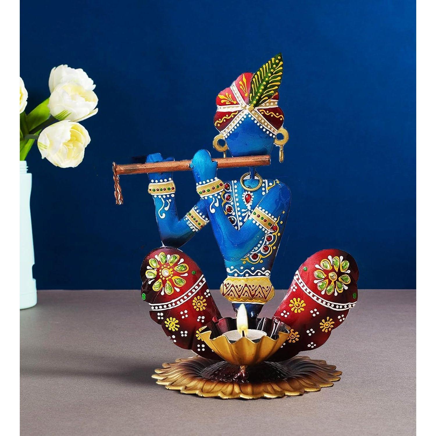 Home Decoration Gift for Living Room - House Warming Wedding Gift - Metal Krishna Showpiece Latest
Home Decoration Gift for Living Room - House Warming Wedding Gift - Metal Krishna Showpiece Latest