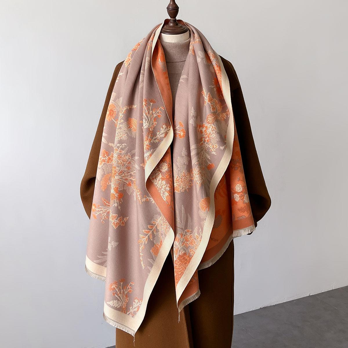 Winter Women Print Cashmere Scarf Winter Thickened Fashion Warm Versatile Scarf Shawl Two-sided Designer Wraps Caped New Scarves 66X192cm
Winter Women Print Cashmere Scarf Winter Thickened Fashion Warm Versatile Scarf Shawl Two-sided Designer Wraps Caped New Scarves 66X192cm