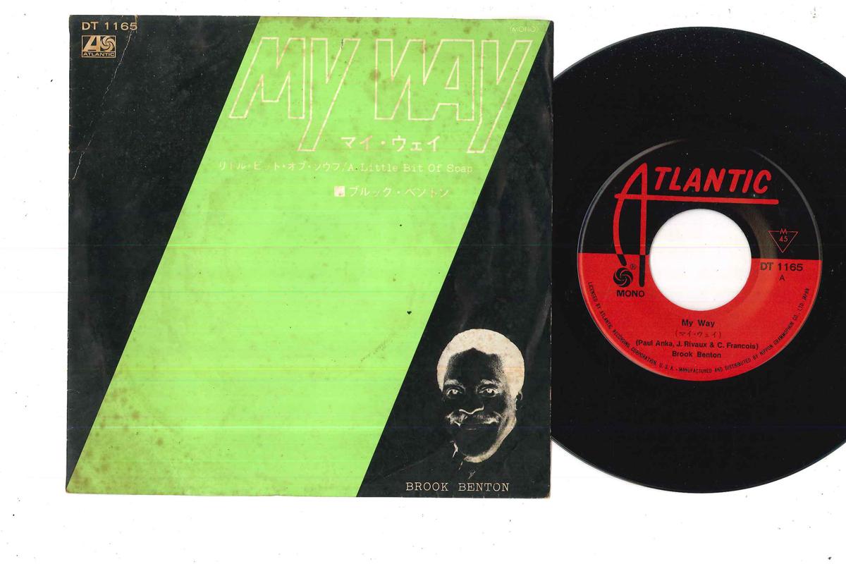 7inch Record BROOK BENTON - My Way / A Little Bit Of Soap DT1165 ATLANTIC Japan Soul/Funk Used
7inch Record BROOK BENTON - My Way / A Little Bit Of Soap DT1165 ATLANTIC Japan Soul/Funk Used
